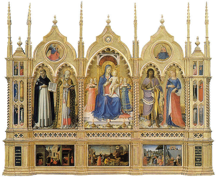 Al momento stai visualizzando Trittico di Perugia, o Pala di Perugia di Beato Angelico